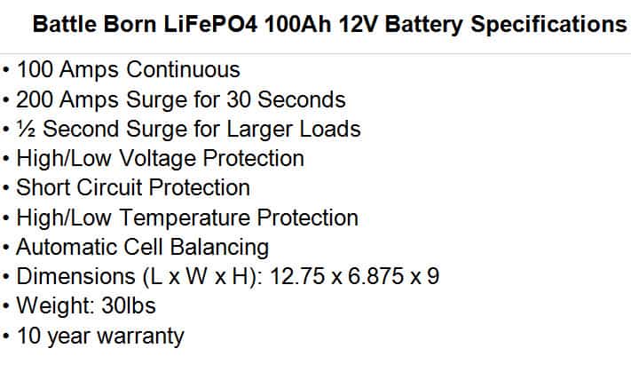 Battle-Born-LiFePO4-100Ah-12V-Battery-Specifications