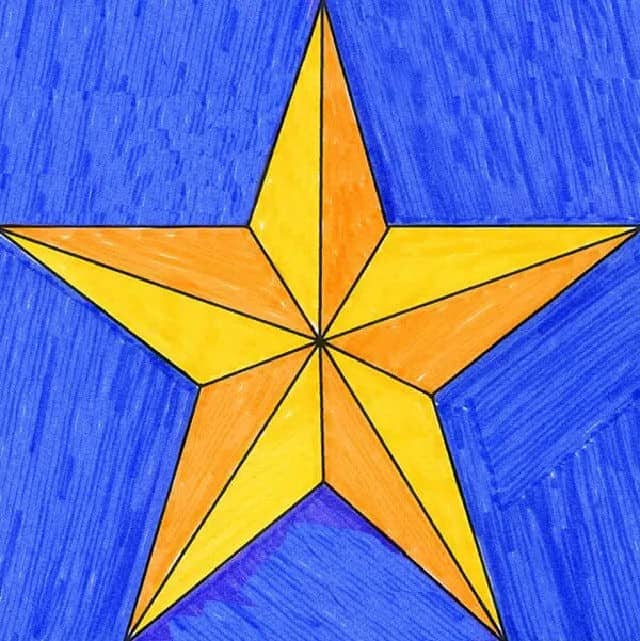 26 Easy Star Drawing Ideas - Solar Living Savvy