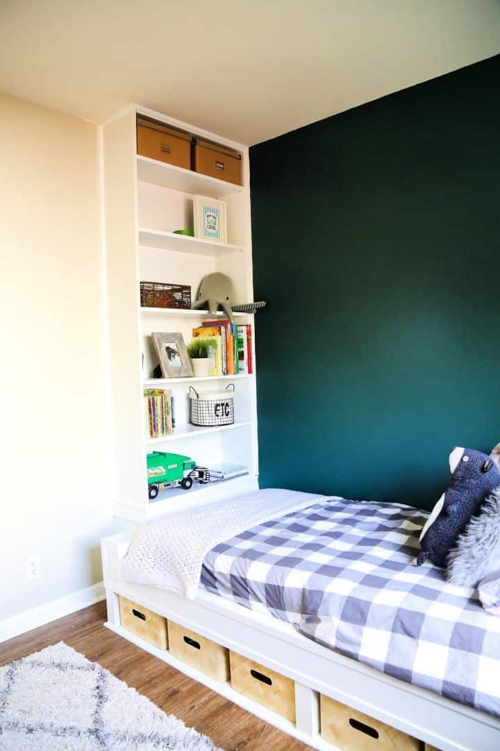 30 Diy Built In Shelves For Living Room, Bedroom And Kitchen - Solar ...