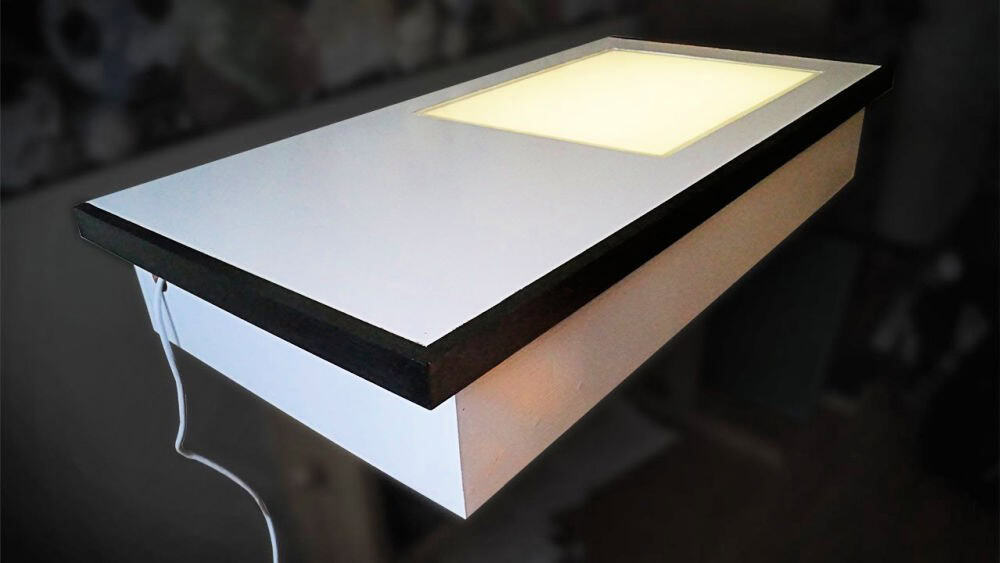 30 Homemade Diy Light Table Plans - Solar Living Savvy