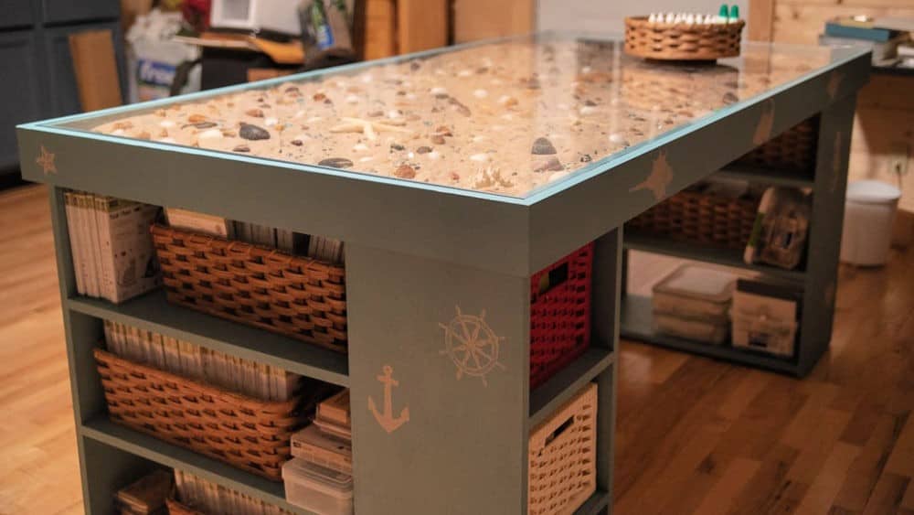 32 Diy Craft Table Ideas With Storage And Easy To Build - Solar Living ...