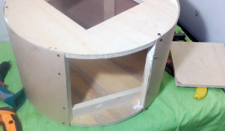 Covering the Structure with Hardboard