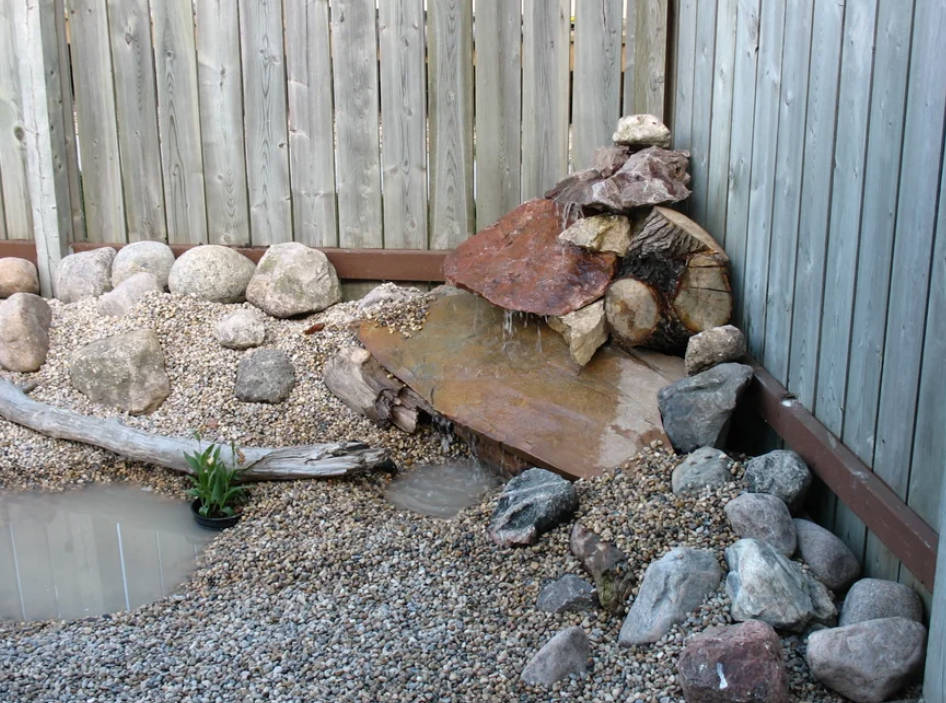 DIY Backyard Waterfall