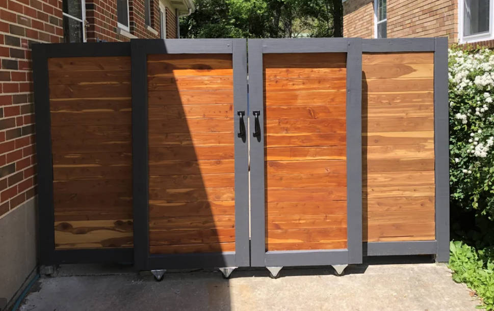 DIY Double Sliding Gate