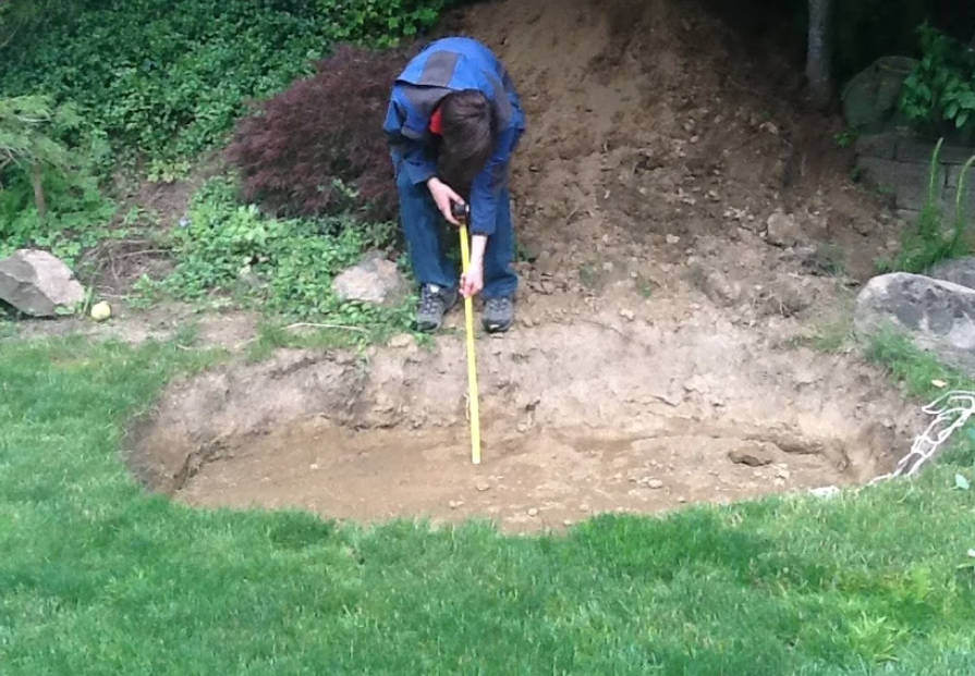 Digging the Pond