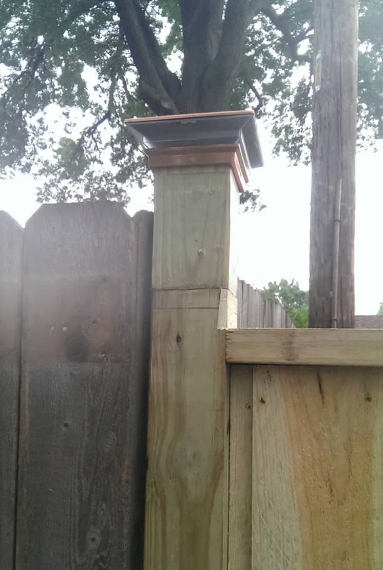 Installing Post Caps