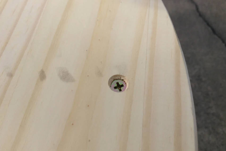 Secure the Support Dowel