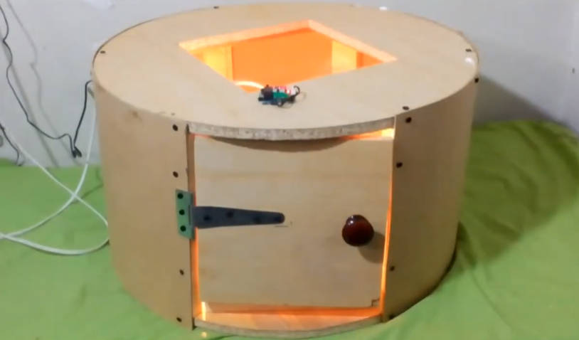 diy Round chick Brooder