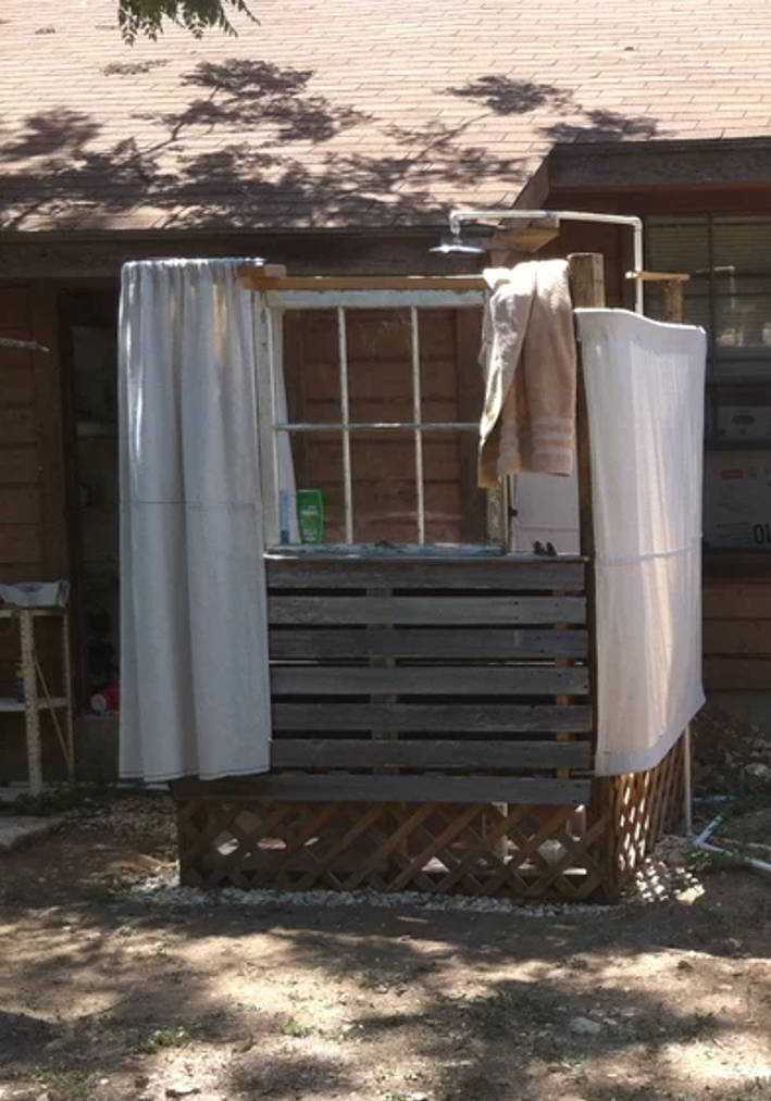 outdoor shower idea