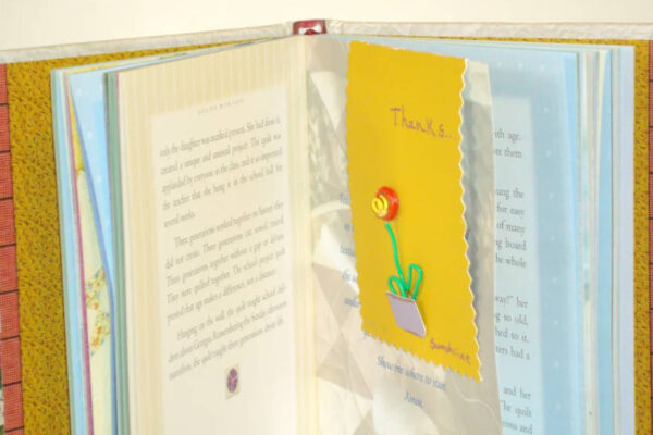 Make a Magnetic Flower Bookmark Greeting Card